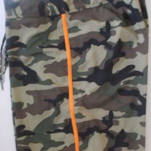 He Greater Than I Camouflage Board Shorts